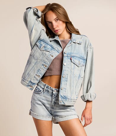 90s Trucker Oversized Denim Jacket