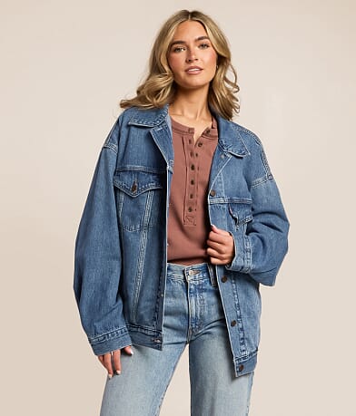Premium XL Denim Trucker Jacket thumbnail 2