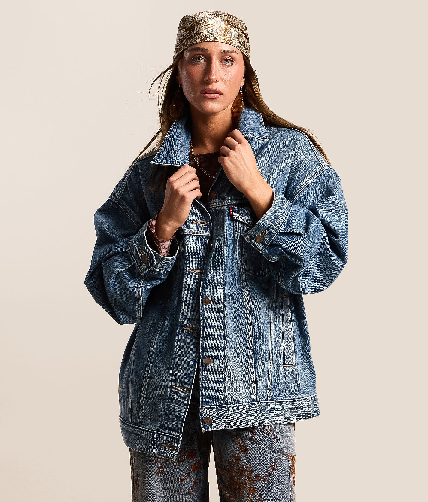 Levi's® XL Denim Trucker Jacket - Women's Coats & Jackets in Heed