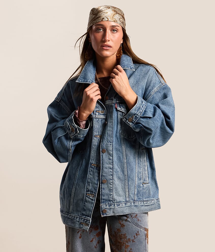 Levi's® XL Denim Trucker Jacket - Women's Coats & Jackets in Heed