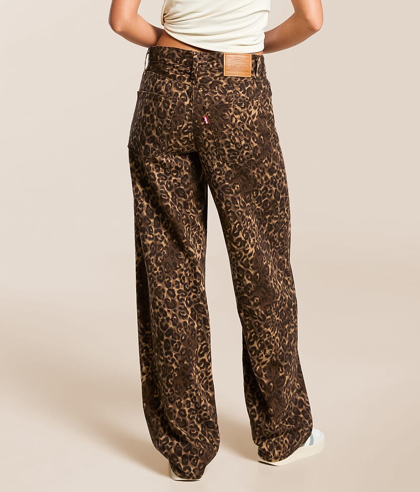 Baggy Cheetah Dad Jean