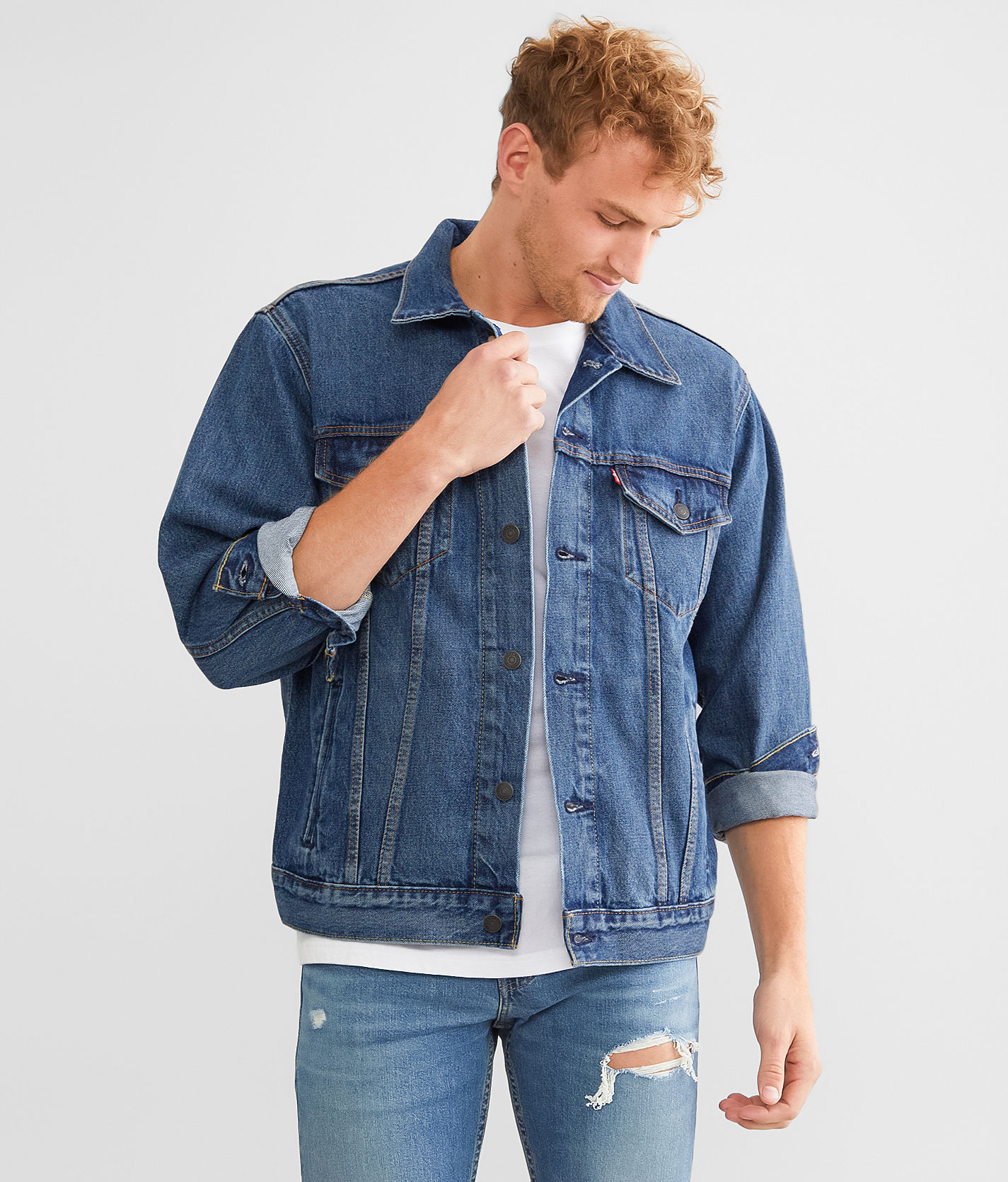 Levi's® Trucker Denim Jacket - Men's Coats/Jackets in Wheeler | Buckle