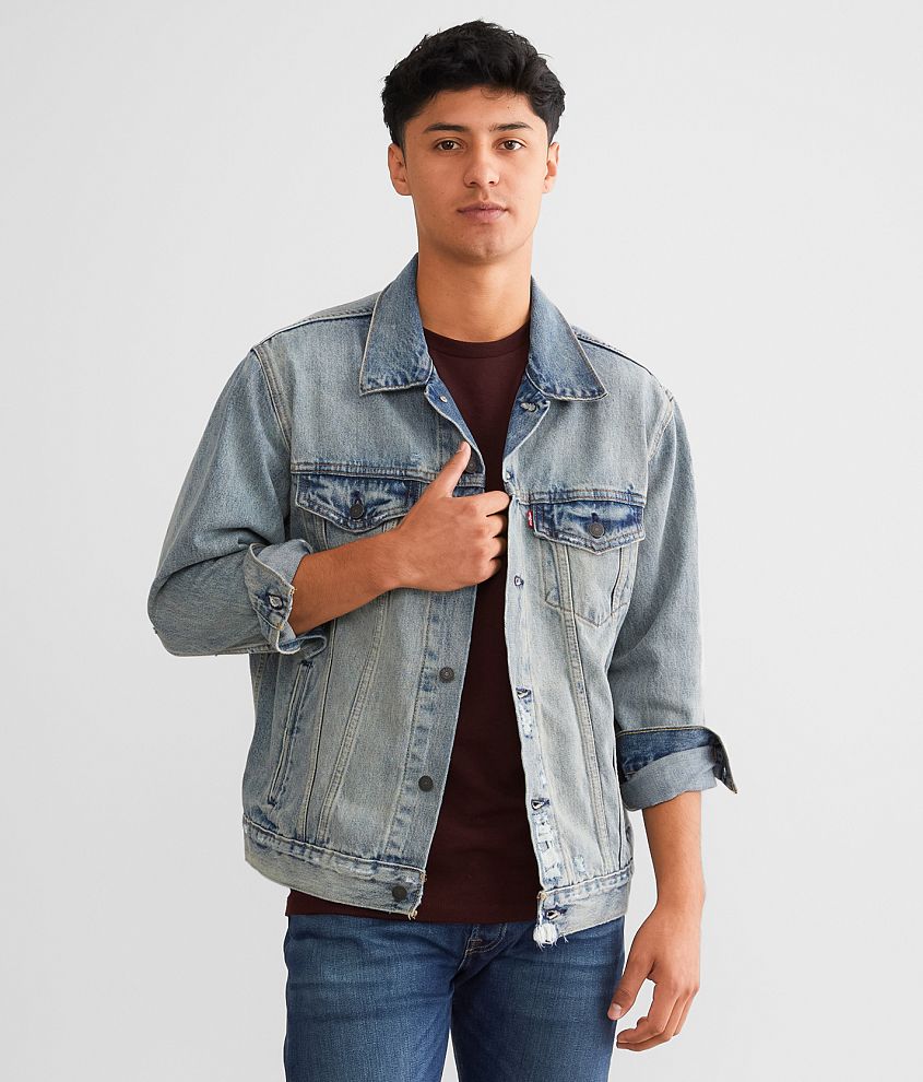 Levi's Men's Relaxed Fit Trucker Jacket, Medium, Cotton