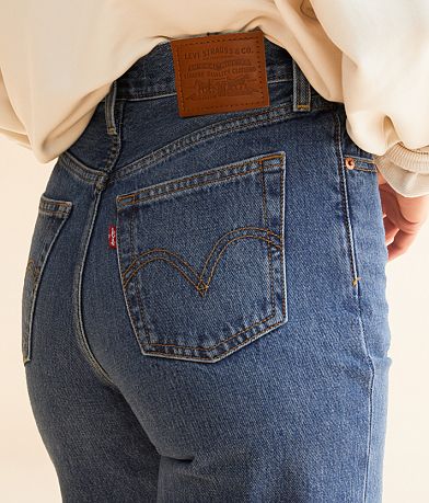 Levi&apos;s&#174; Premium Ribcage Wide Leg Jean BACK_POCKET
