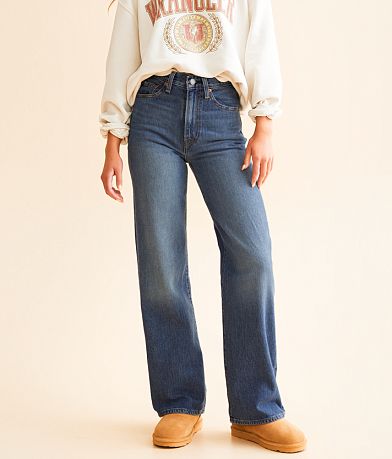 Levi's® Premium Ribcage Wide Leg Jean front view