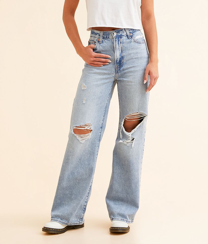 Levi's® Ribcage Wide Leg Jean - Women's Jeans in Bin Day