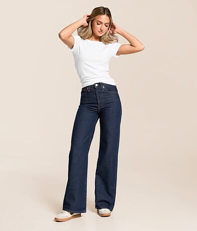 Levi's® Ribcage Wide Leg Jean front view