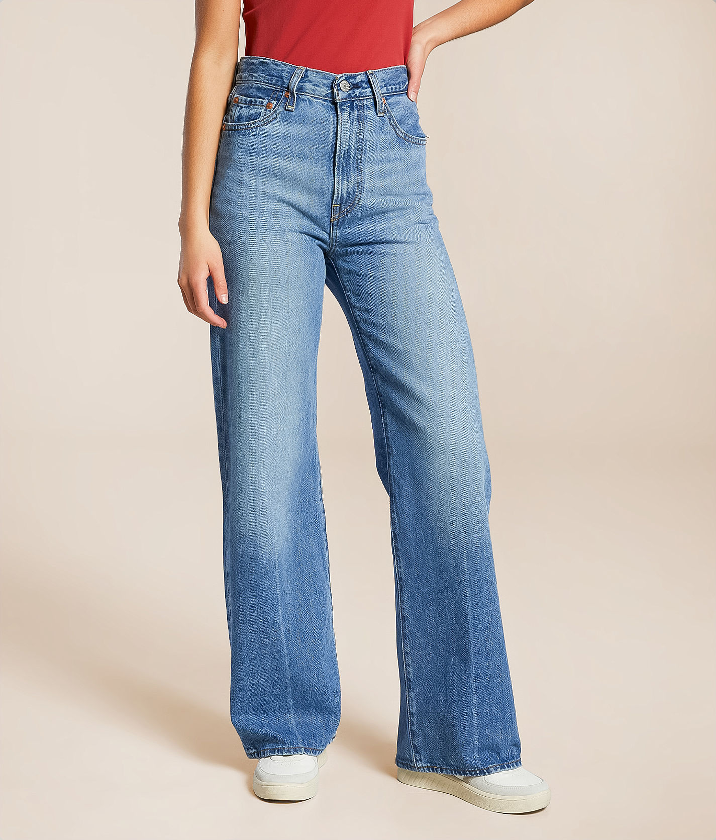 【新品】LEVI'S PREMIUM RIBCAGE WIDE LEG 28 f18fad74ae67e4cc487acdbc06ae8e