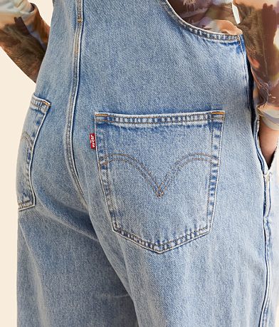 Levi&apos;s&#174; Apron Straight Leg Overalls BACK_POCKET