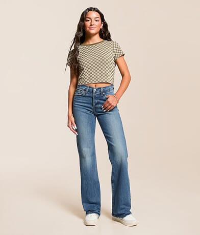 Levi's® Premium Wedgie Boot Stretch Jean front view