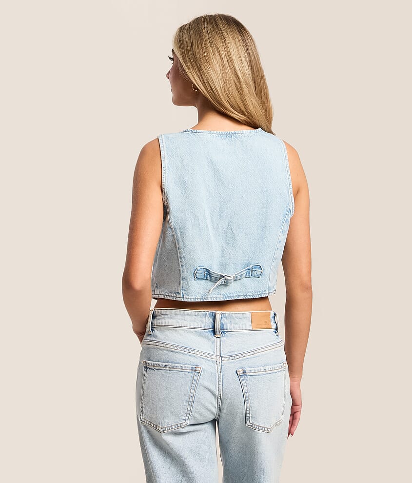 Tailored Denim Vest