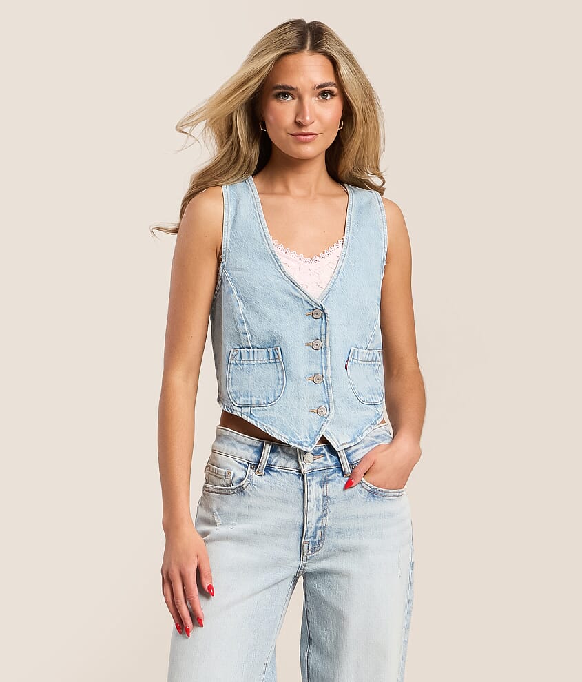 Tailored Denim Vest
