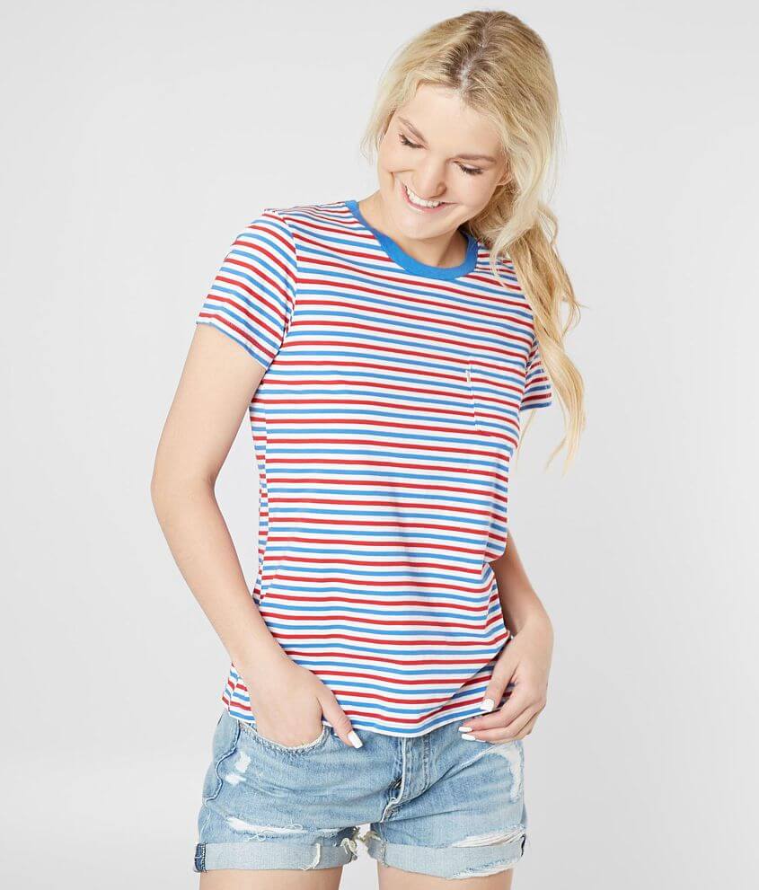 Levi's® The Perfect T-Shirt - Women's T-Shirts in Blue Red White | Buckle