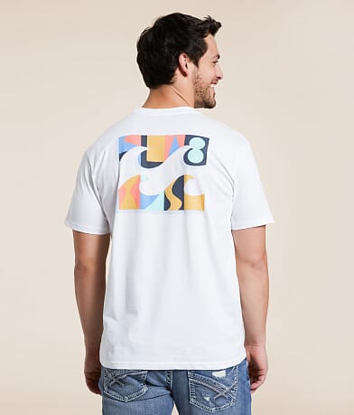 Billabong Crayon Wave T-Shirt back view