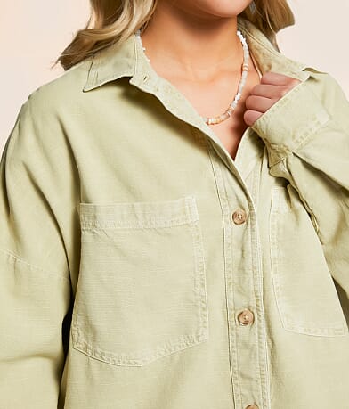 Billabong Stoked On You Twill Shirt misc detail 2 view