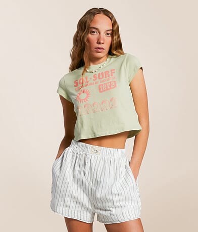 Billabong Sol Surf Cropped T-Shirt front view