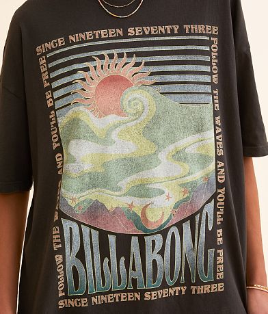 Billabong Follow The Waves Oversized T-Shirt misc detail 1 view
