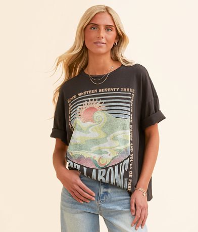 Billabong Follow The Waves Oversized T-Shirt front view