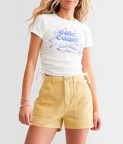 Billabong Leia Denim Short front view