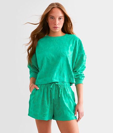 Billabong Loosen Up Cropped Pullover front view