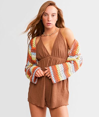 Billabong On Vacay Romper front view