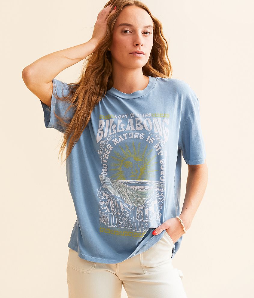 Billabong Lost In Bliss Oversized T-Shirt front view