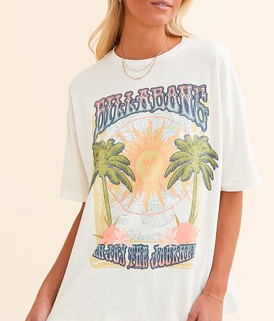 Billabong Enjoy The Journey Oversized T-Shirt misc detail 1 view