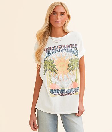 Billabong Enjoy The Journey Oversized T-Shirt front view