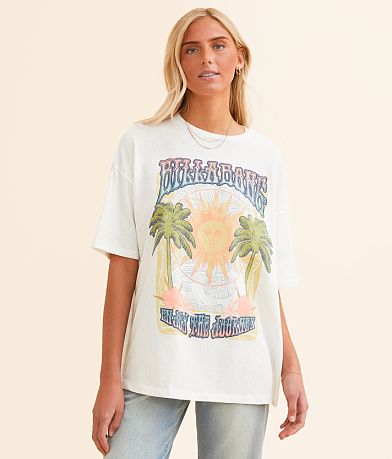 Billabong Enjoy The Journey Oversized T-Shirt full left side view