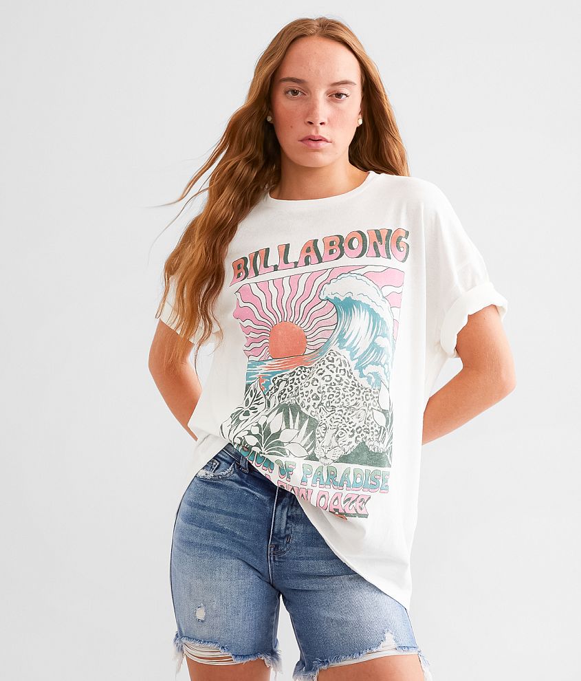 Billabong Vision Of Paradise Oversized T-Shirt front view