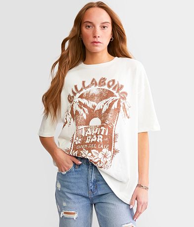 Billabong Tahiti Getaway Oversized T-Shirt front view