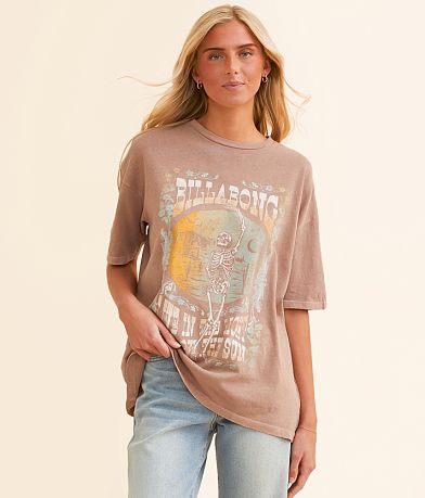 Billabong Walk With Me Oversized T-Shirt front view