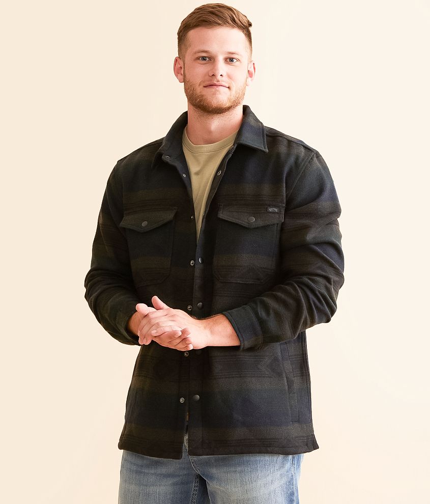 Billabong Lodge Flannel Jacket front view