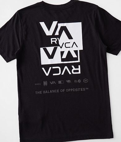 RVCA Boys - Splitter Stacks T-Shirt front view