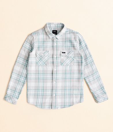 RVCA Boys - That'll Work Flannel Shirt front view