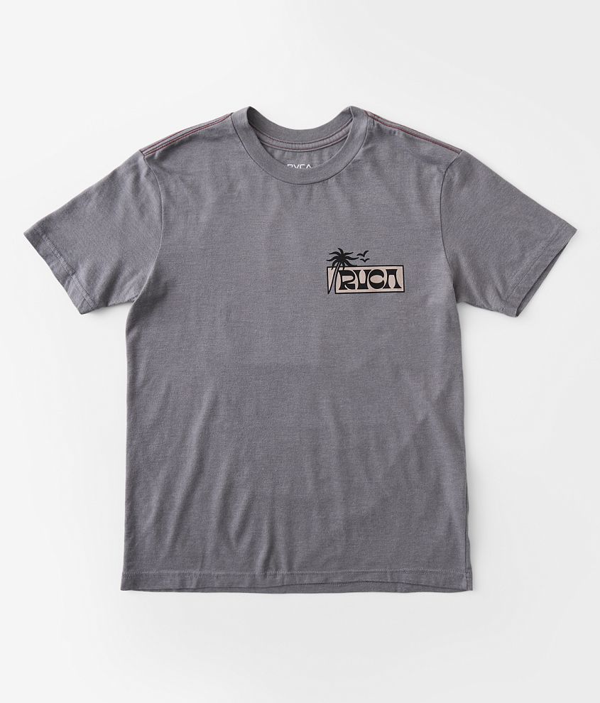 Boys - RVCA Palm Set T-Shirt front view