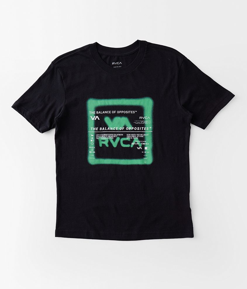 Boys - RVCA Spray Text T-Shirt