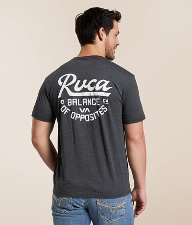 RVCA Script Sealed T-Shirt front view