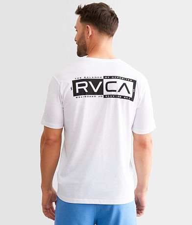 RVCA Half Pin Hex T-Shirt - Men's T-Shirts in White | Buckle