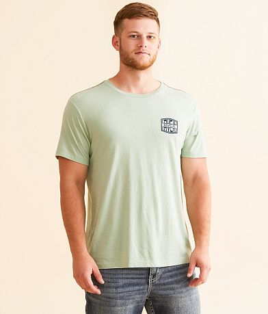 RVCA Badge Split T-Shirt front view