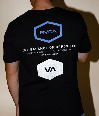 RVCA Double Hex Mirror T-Shirt MISC_DETAIL_2