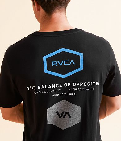 RVCA Double Hex Mirror T-Shirt front view