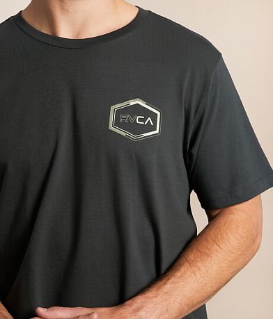 RVCA Pin Hex Reverse T-Shirt MISC_DETAIL_1
