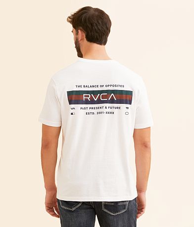 RVCA Brand Plate T-Shirt front view