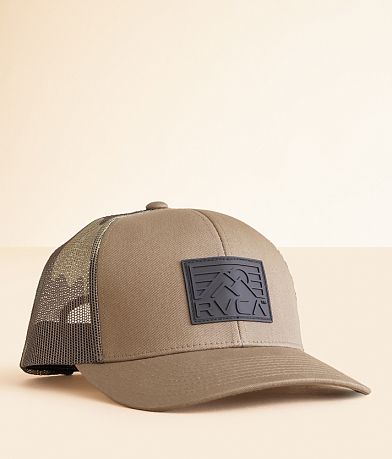 RVCA Vista Camo Trucker Hat front view