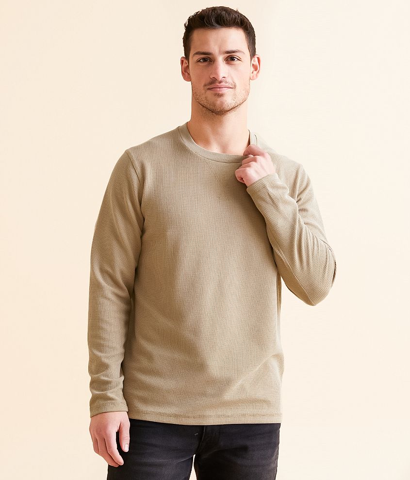 RVCA Cable Waffle Pullover front view