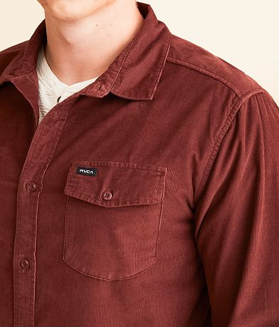 RVCA Freeman Corduroy Shirt misc detail 1 view