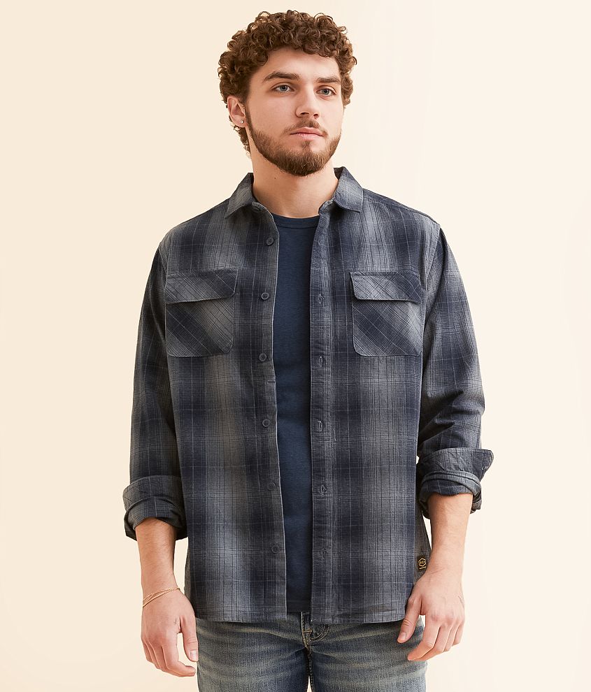 RVCA Dayshift Flannel Shirt front view