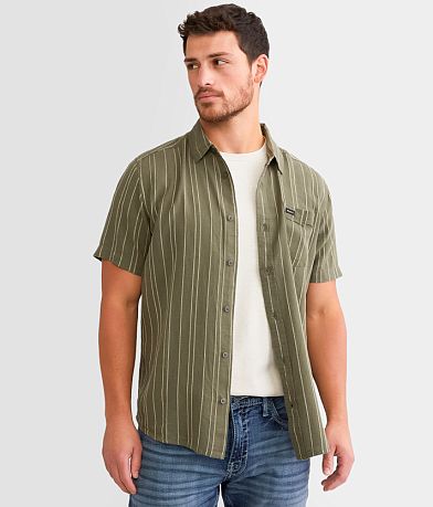 RVCA Mercy Striped Shirt front view
