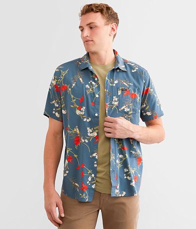 RVCA Botanical Floral Shirt front view